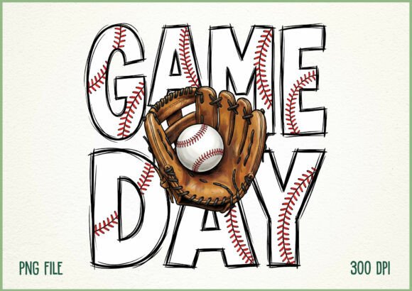 Baseball Game Day Sports Design: A Creative Asset for Every Project