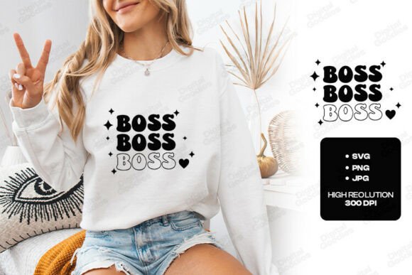 Boss Repeating Text Quote Design: Bold Visual Impact