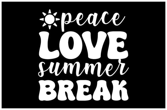 Creative Applications of Peace Love Summer SVG Design