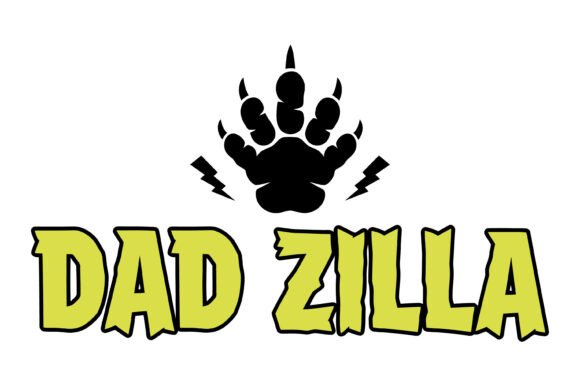 Dad Zilla Funny Monster Design: Unleash Creative Branding
