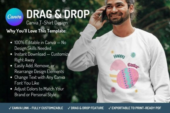 Design Professional Easter Tees in Minutes with This Canva Template