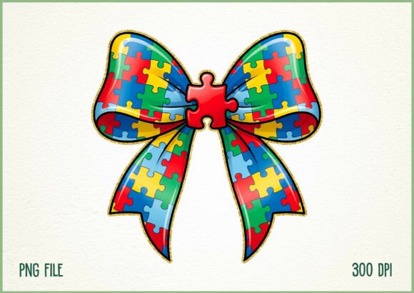 Designing with Purpose: The Autism Awareness Puzzle Bow