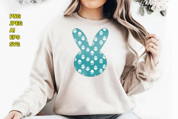 Easter Bunny Egg Pattern T-Shirt Design: A Creative Asset