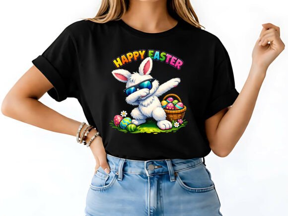 Happy Easter Bunny T-Shirt Design