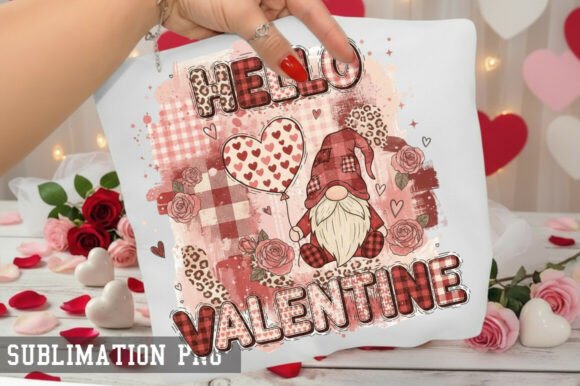 Hello Valentine Sublimation PNG: A Designer's Asset