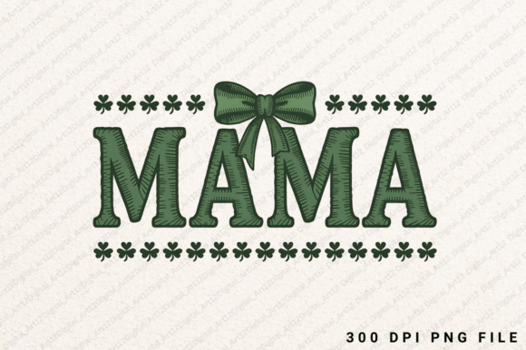 Mama Shamrock PNG: Shamrock PNG Design for Creative Projects