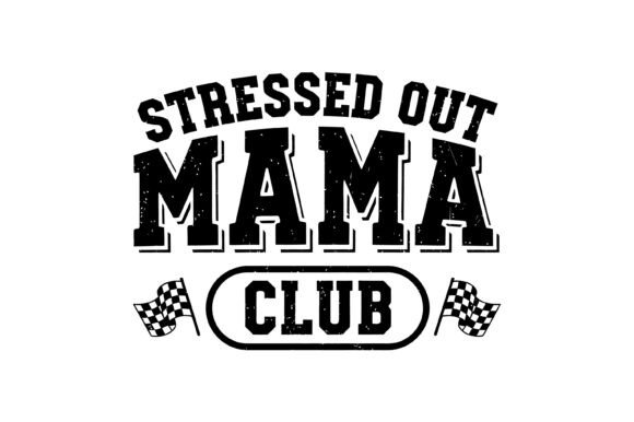 Stressed out Mama Club Design: Typography for Authentic Branding